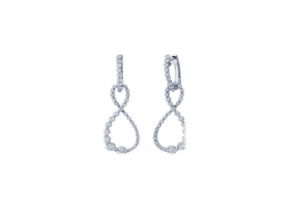 Rhodium Plated | Chandelier Earrings